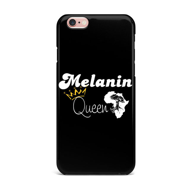 Melanin Magic African Black Girl hair art Case For iPhone 7 5S SE 6s 8 Plus X Soft TPU Silicone Phone Cover For iPhone 7 Case