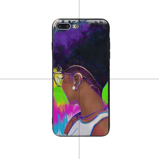 Colorful Art Afircan Girl Phone Cases