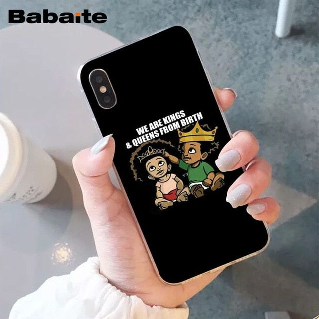 Babaite African Beauty girl TPU Soft Silicone Phone Case Cover for iPhone 8 7 6 6S Plus 5 5S SE XR X XS MAX Coque Shell